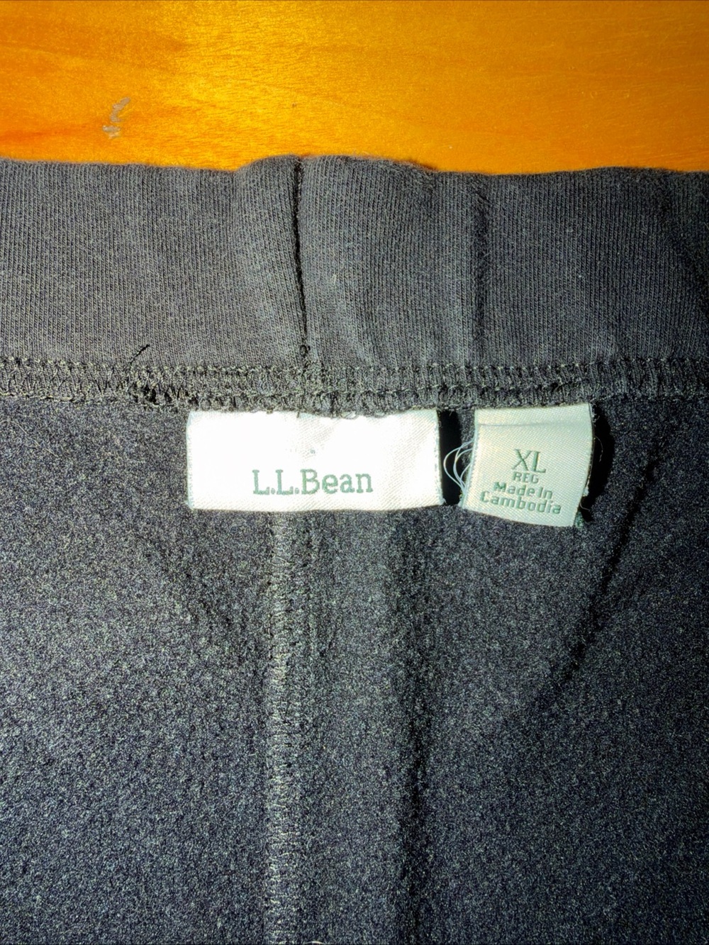 L.L.Bean Perfect Fit Fleece Backed Slim Leg Pants Womens XL Regular Black - Picture 3 of 10